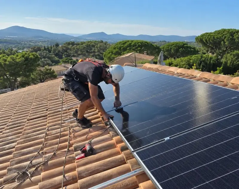 Installateur panneaux solaires Saint-Nizier-le-Désert — pose photovoltaïque sur toiture