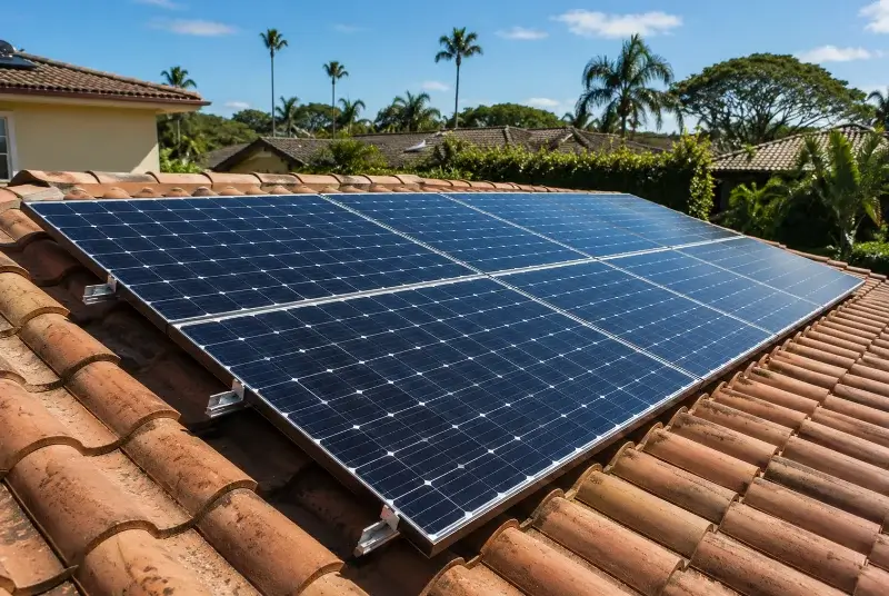 Installation de panneaux solaires à Saint-Nizier-le-Désert